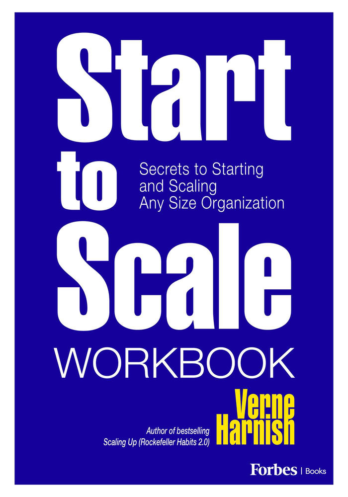 Start to Scale Workbook: Secrets to Starting and Scaling Any Size Organization - Books - Image - Pop Weasel