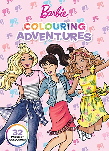 BARBIE: COLOURING ADVENTURES (MATTEL) 2020 - Childrens Books - Image - Pop Weasel