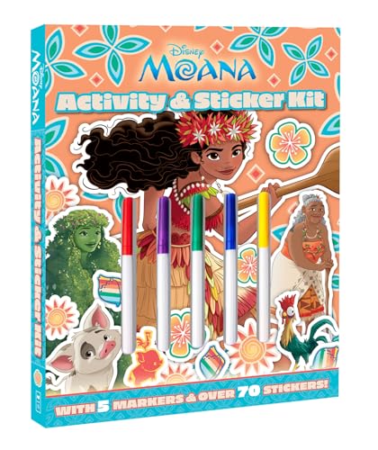 Moana: Activity And Sticker Kit (Disney) - Childrens Books - Image - Pop Weasel