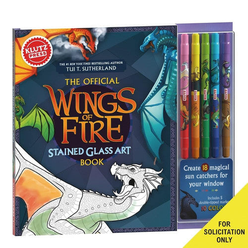 Wings Of Fire: Stained Glass Art Book (Klutz) - Childrens Books - Image - Pop Weasel