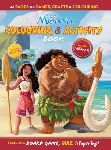 Moana 2: Colouring And Activity Book (Disney) - Childrens Books - Image - Pop Weasel