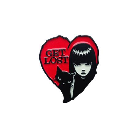 EMILY THE STRANGE GET LOST ENAMEL PIN BADGE