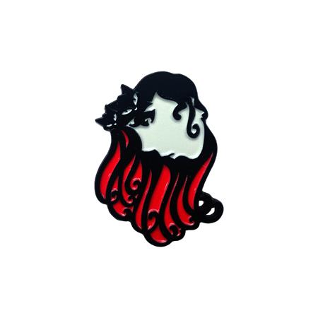 EMILY THE STRANGE WINDSWEPT ENAMEL PIN BADGE