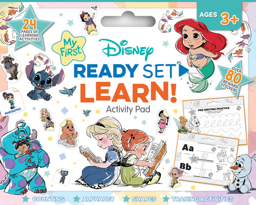 My First Disney: Ready Set Learn! Activity Pad (Ages 3+ Years) - Childrens Books - Image - Pop Weasel