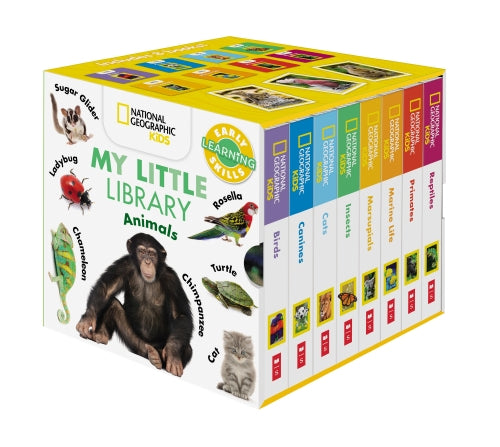 National Geographic Kids: My Little 8-Book Animal Library Cube (Disney) - Childrens Books - Image - Pop Weasel