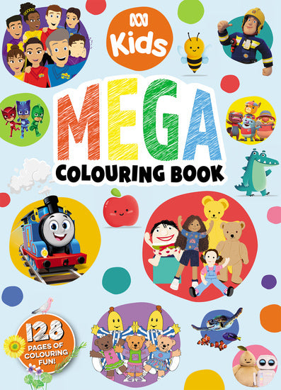 Abc Kids: Mega Colouring Book - Childrens Books - Image - Pop Weasel