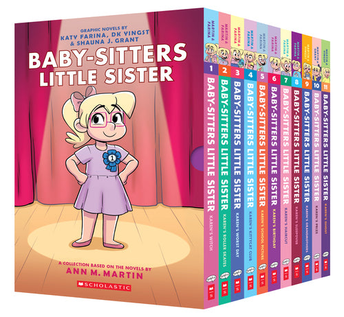 Baby-Sitters Little Sister Graphic Novel 11-Book Boxed Set - Graphic Novels - Image - Pop Weasel