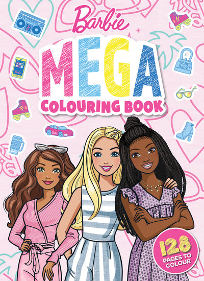 Barbie: Mega Colouring Book (Mattel) 2026 - Childrens Books - Image - Pop Weasel