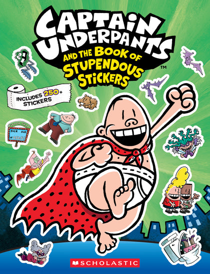 Captain Underpants And The Book Of Stupendous Stickers - Childrens Books - Image - Pop Weasel