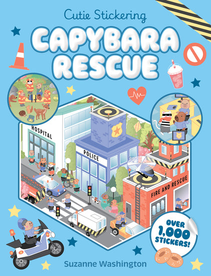 Capybara Rescue (Cutie Stickering - Childrens Books - Image - Pop Weasel