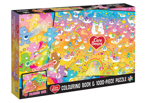 Care Bears: Adult Colouring Book And Puzzle Set (1000 Pieces)