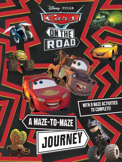 Cars On The Road: A Maze-To-Maze Journey (Disney Pixar) - Childrens Books - Image - Pop Weasel