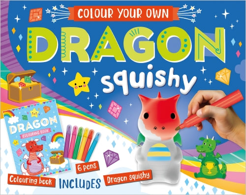 Colour Your Own Dragon Squishy - Childrens Books - Image - Pop Weasel