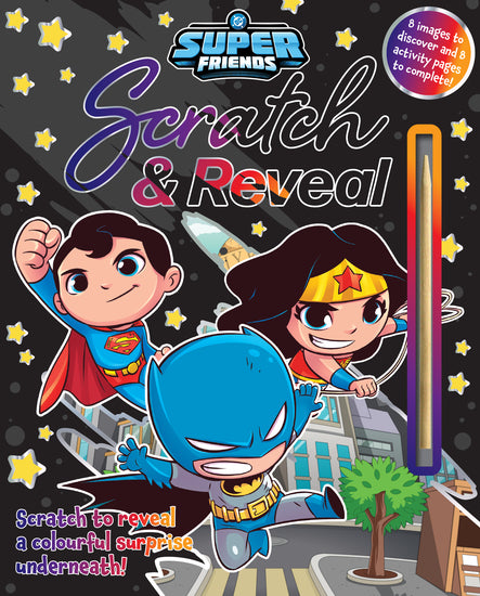 DC Super Friends: Scratch And Reveal (Warner Bros.) - Childrens Books - Image - Pop Weasel