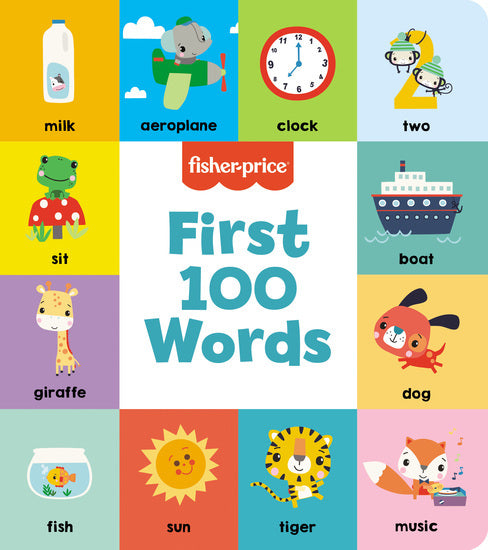 Fisher-Price: First 100 Words - Childrens Books - Image - Pop Weasel