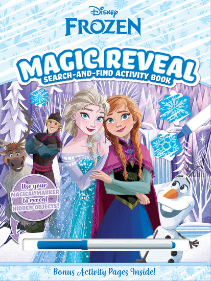 Frozen: Magic Reveal Search-And-Find Activity Book (Disney) - Childrens Books - Image - Pop Weasel