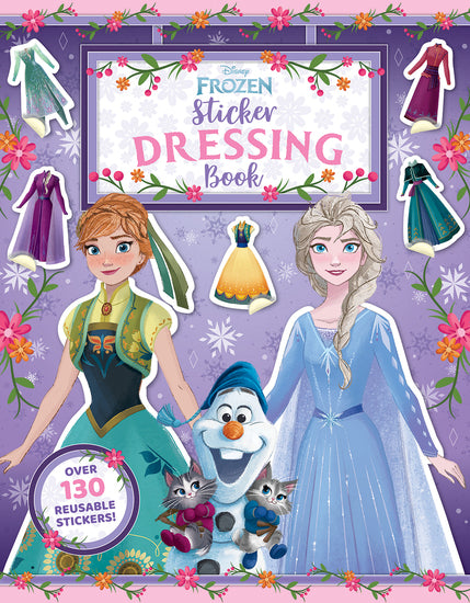 Frozen: Sticker Dressing Book (Disney) - Childrens Books - Image - Pop Weasel