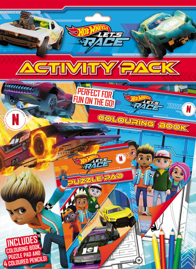 Hot Wheels Let's Race Activity Pack - Childrens Books - Image - Pop Weasel