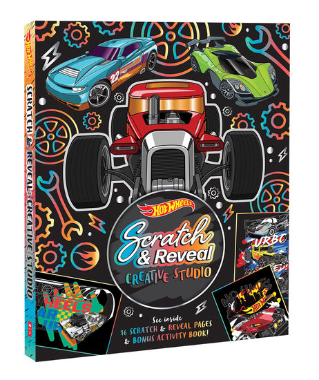 Hot Wheels: Scratch And Reveal Creative Studio (Mattel) 2026 - Childrens Books - Image - Pop Weasel