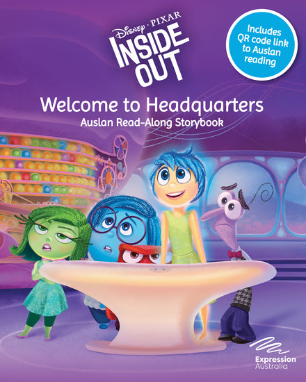 Inside Out: Welcome To Headquarters Auslan Read-Along Storybook (Disney Pixar) - Childrens Books - Image - Pop Weasel