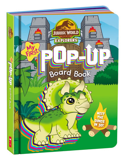 Jurassic World Explorers: My First Pop-Up Board Book (Universal) 2026 - Childrens Books - Image - Pop Weasel