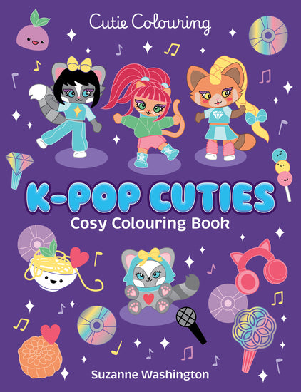 K-Pop Cuties: Cosy Colouring Book (Cutie Colouring) - Childrens Books - Image - Pop Weasel