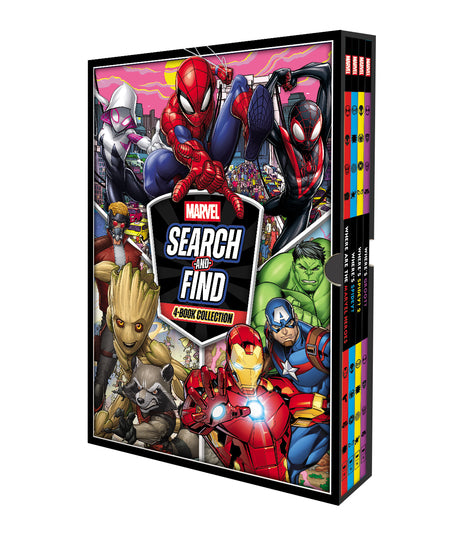 Marvel: Search-And-Find 4-Book Collection - Childrens Books - Image - Pop Weasel