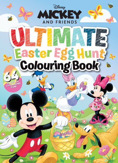 Mickey And Friends Easter Egg Hunt: Ultimate Colouring Book (Disney) 2026 - Childrens Books - Image - Pop Weasel