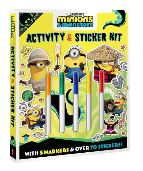Minions And Monsters: Activity And Sticker Kit (Universal) - Childrens Books - Image - Pop Weasel