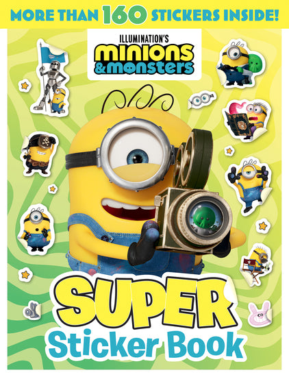Minions And Monsters: Super Sticker Activity Book (Universal) - Childrens Books - Image - Pop Weasel