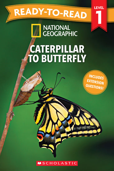National Geographic: Caterpillar To Butterfly - Ready-To-Read Level 1 (Disney) - Childrens Books - Image - Pop Weasel