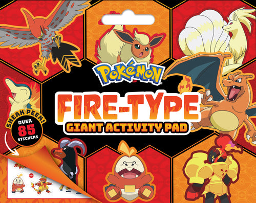 Pokemon Fire-Type: Giant Activity Pad - Childrens Books - Image - Pop Weasel