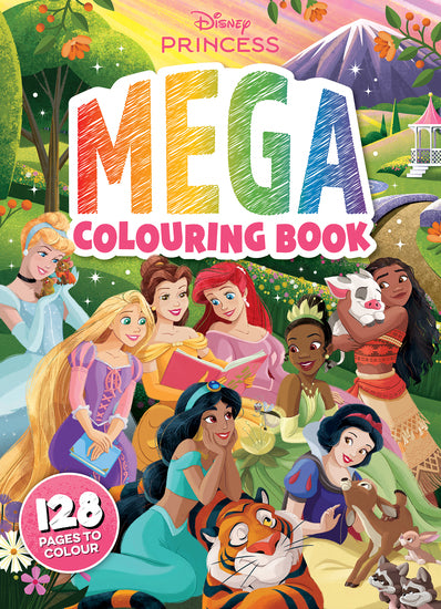 Disney Princess: Mega Colouring Book - Childrens Books - Image - Pop Weasel