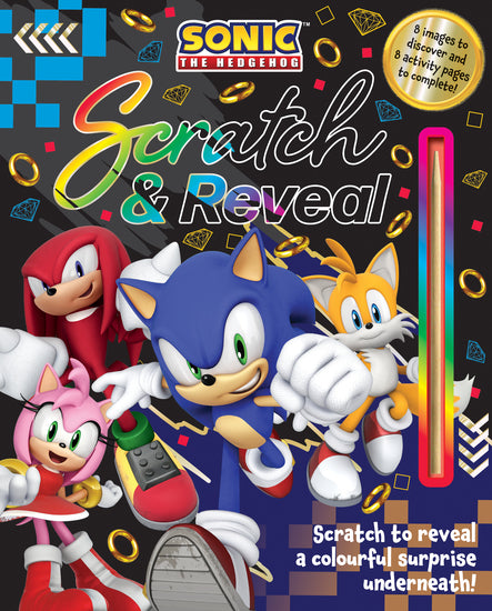 Sonic The Hedgehog: Scratch And Reveal (Sega) 2026 - Childrens Books - Image - Pop Weasel