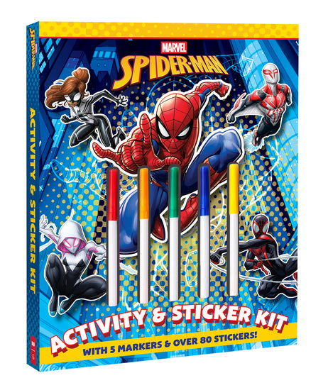 Spider-Man: Activity And Sticker Kit (Marvel) - Childrens Books - Image - Pop Weasel