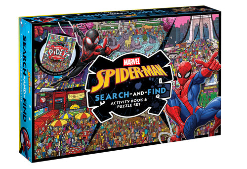 Spider-Man: Search-And-Find Activity Book & Puzzle Set (Marvel: 200 Pieces) 2026 - Childrens Books - Image - Pop Weasel