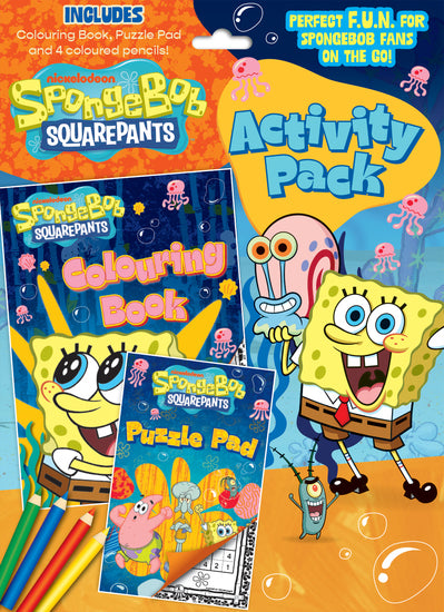 Spongebob Squarepants: Activity Pack (Nickelodeon) - Childrens Books - Image - Pop Weasel