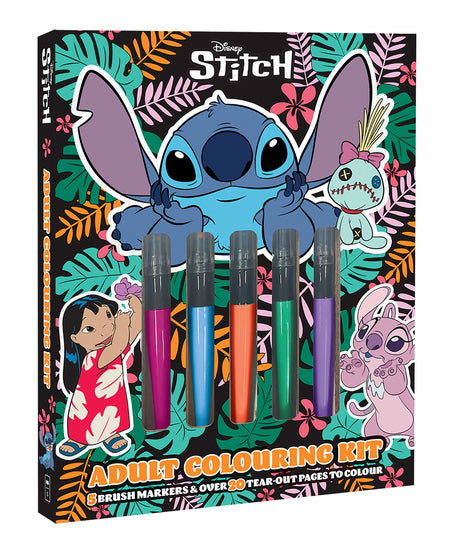 Stitch: Adult Colouring Kit (Disney) - Childrens Books - Image - Pop Weasel