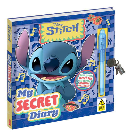 Stitch: My Secret Lockable Diary With Spy Pen (Disney) 2026 - Stationery - Image - Pop Weasel