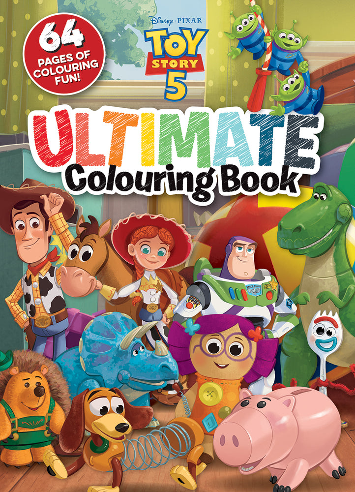 Toy Story 5: Ultimate Colouring Book (Disney Pixar) - Childrens Books - Image - Pop Weasel