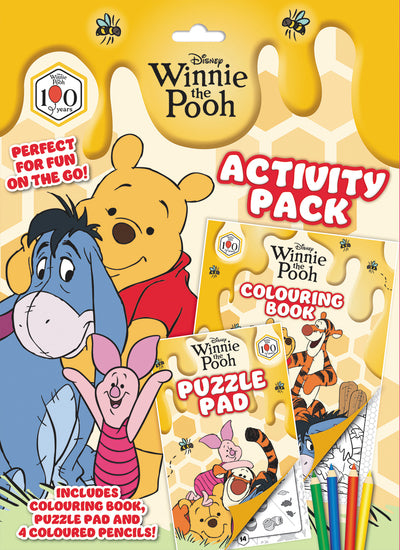 Winnie The Pooh 100Th Anniversary: Activity Pack (Disney) - Childrens Books - Image - Pop Weasel
