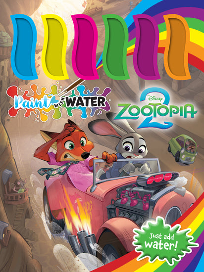 Zootopia 2: Paint With Water (Disney) - Childrens Books - Image - Pop Weasel