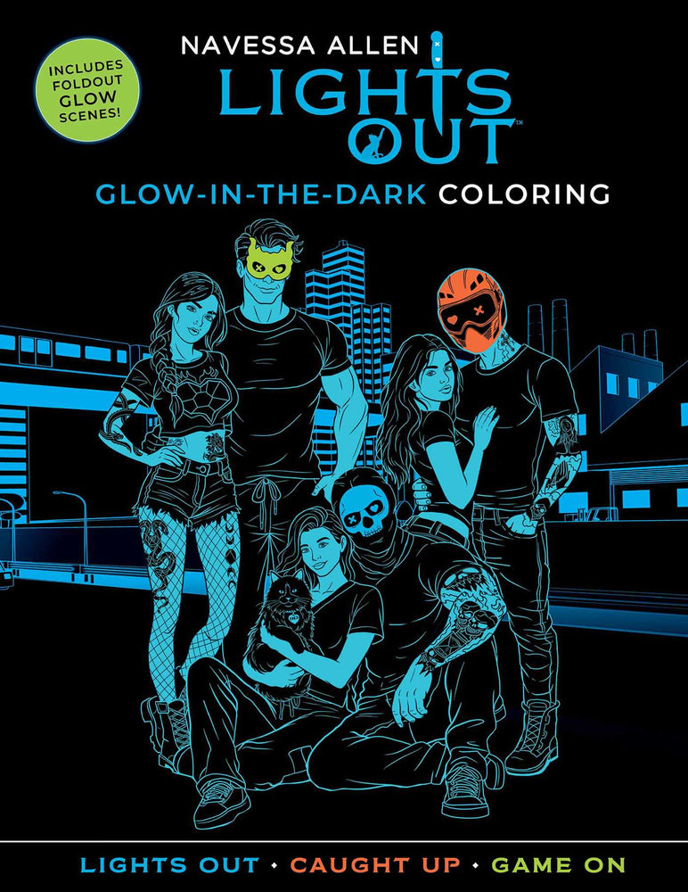 Navessa Allen Lights Out Glow-In-The-Dark Coloring - Books - Image - Pop Weasel