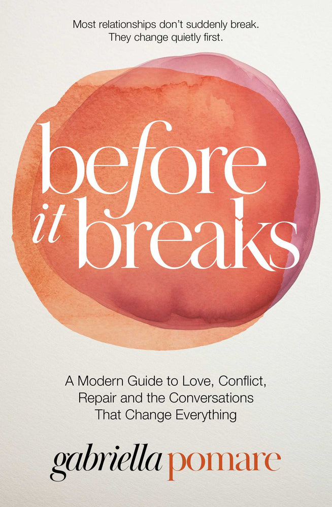 Before It Breaks: A Modern Guide To Love, Conflict, Repair And The Conversations That Change Everything | TPB - Books - Image - Pop Weasel