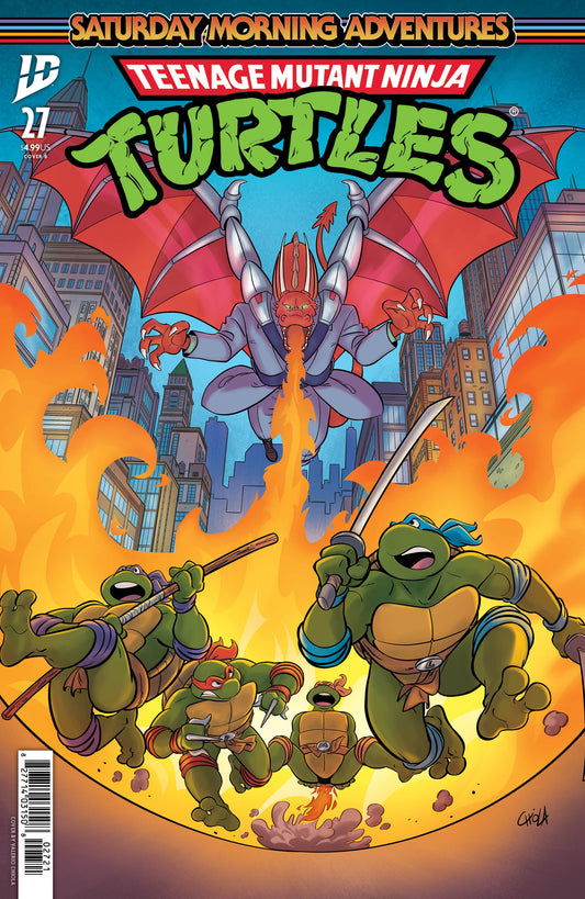 Teenage Mutant Ninja Turtles: Saturday Morning Adventures #27 Variant B (Chiola ) - Image