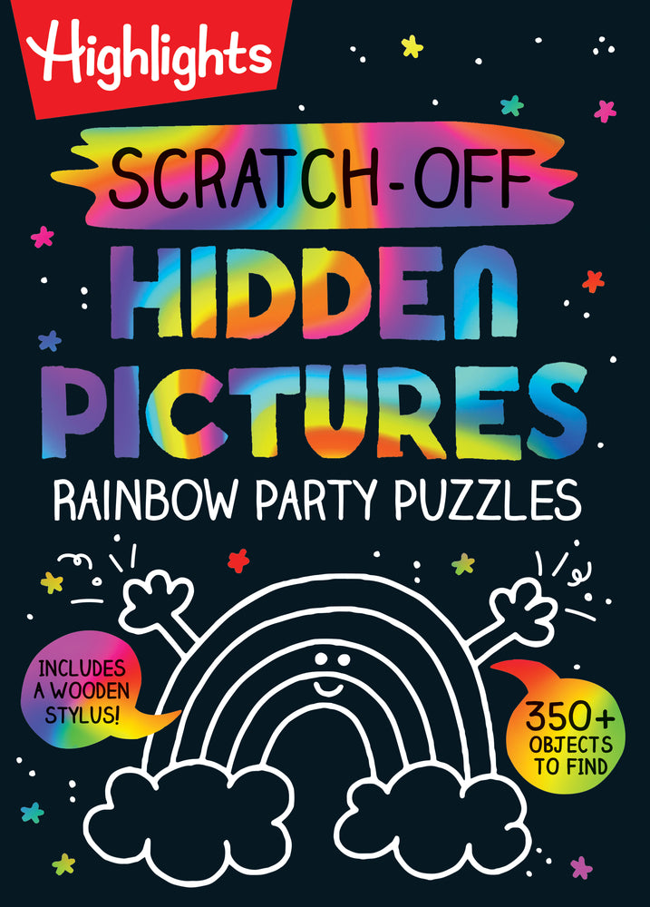 Scratch-Off Hidden Pictures Rainbow Party Puzzles image - Books - Image - Pop Weasel