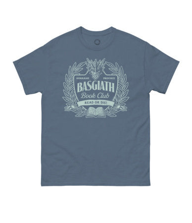Rebecca Yarros's Fourth Wing: Basgiath Book Club Unisex T-Shirt Medium - Clothing - Image - Pop Weasel