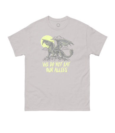 Rebecca Yarros's Fourth Wing: We Do Not Eat Our Allies Unisex T-Shirt X-Large - Clothing - Image - Pop Weasel