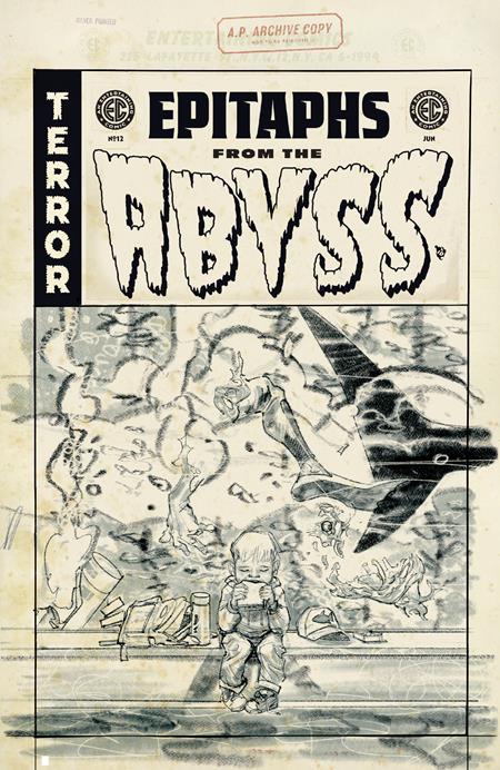 Ec Epitaphs From The Abyss #12 (of 12)  D Inc 1:20 Tom Fowler B&w Artist Edition Var - Image
