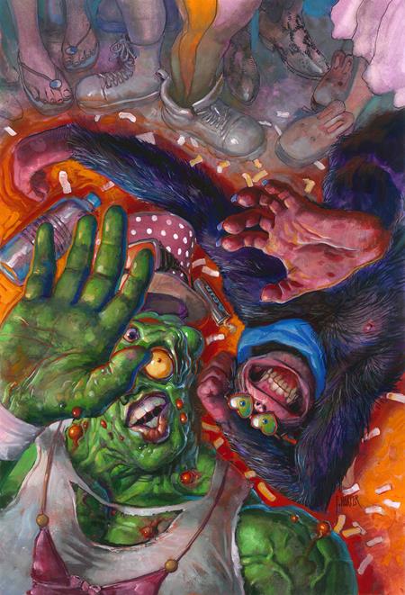 Toxie Team Up #3 (of 5)  C Fred Harper Exclusive Trading Card By Greg Scott Var - Image